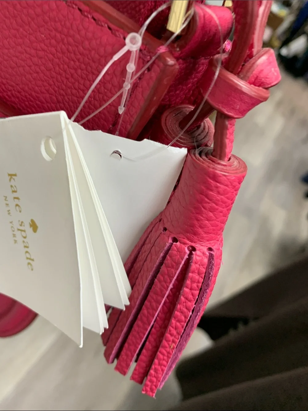 kate spade Hot Pink Pebbled Leather Crossbody